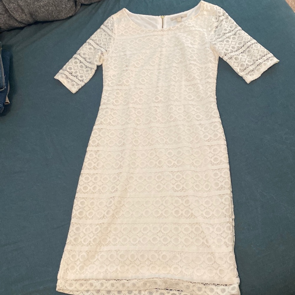 Women’s Banana Republic White/Cream Dress